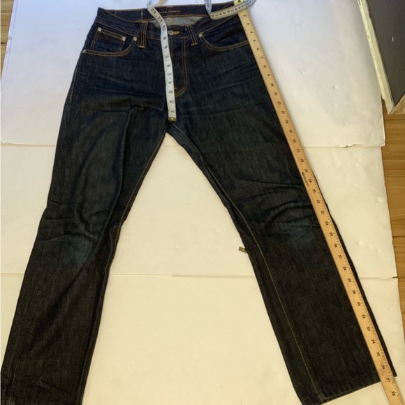 Men’s Nudie Jeans, Average Joe, Straight leg, dry heavy, 30 waist/ 34 leg - Picture 5 of 12
